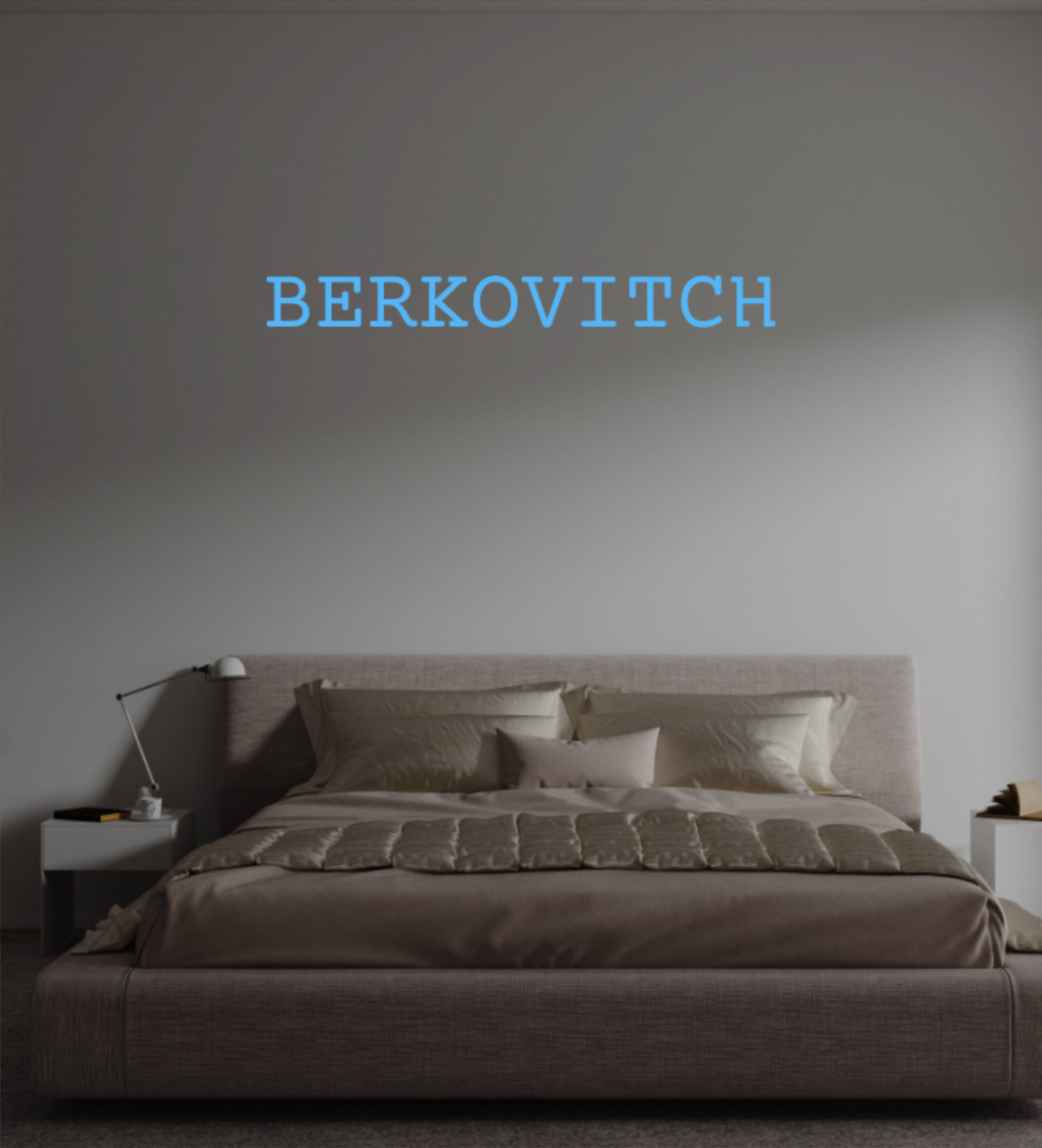 Custom text: BERKOVITCH