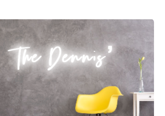 Custom text: The Dennis’