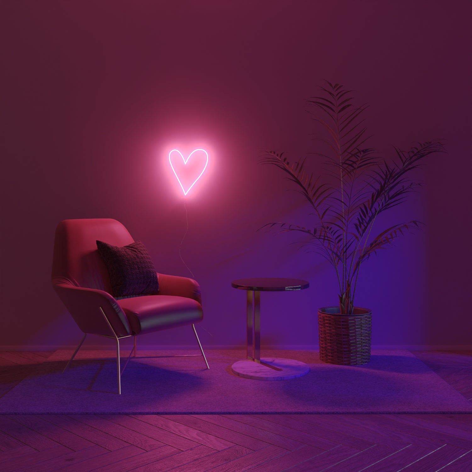 Big Big Heart - LED neon sign