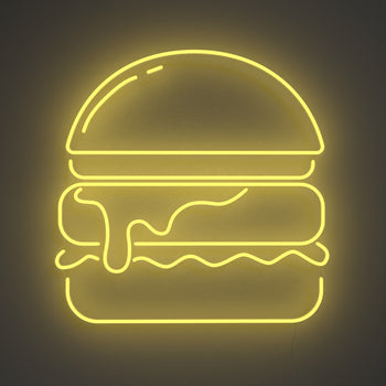 Gold Burger, LED Neon Sign