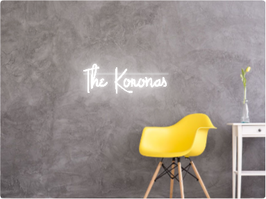 Custom text: The Koronas