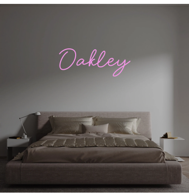 Custom text: Oakley