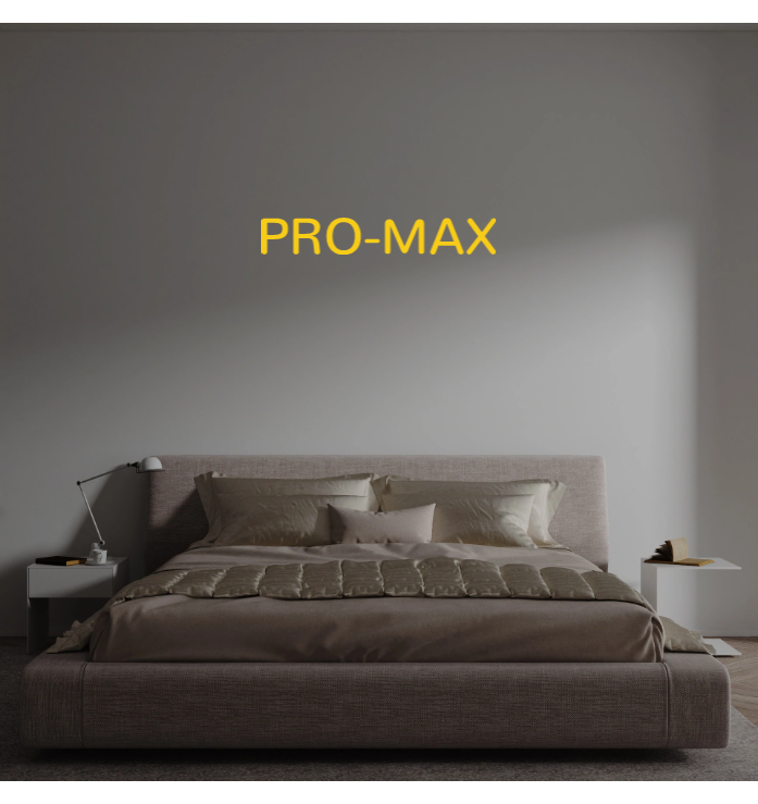 Custom text: PRO-MAX