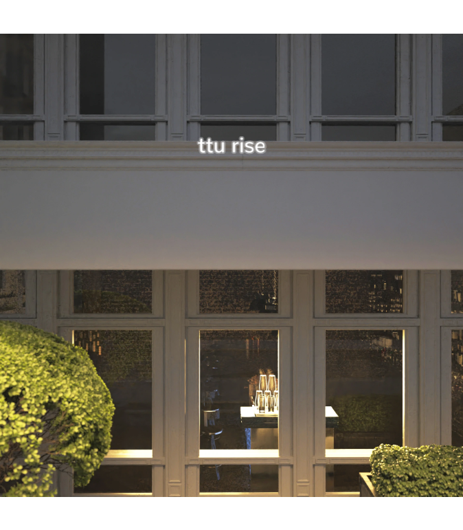 Custom text: ttu rise