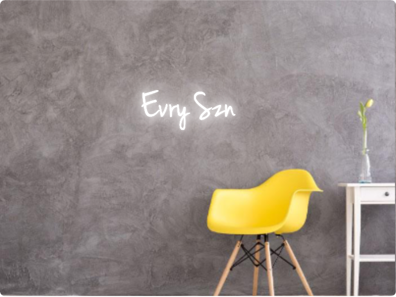 Custom text: Evry Szn