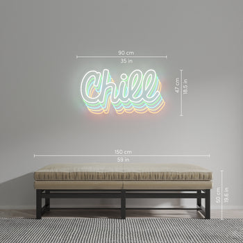 Extra Chill - LED neon sign