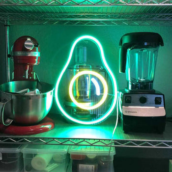 Crazy Avocado - LED neon sign