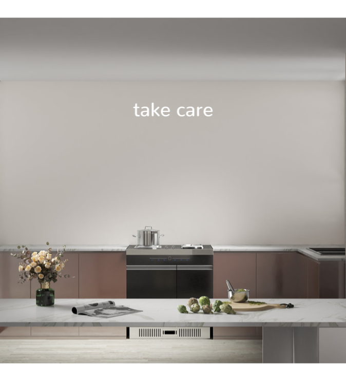 Custom text: take care