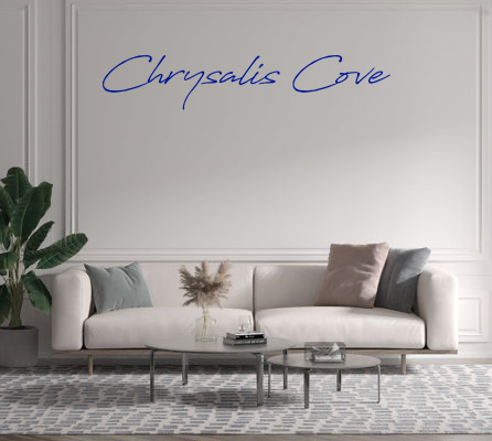 Custom text: Chrysalis Cove