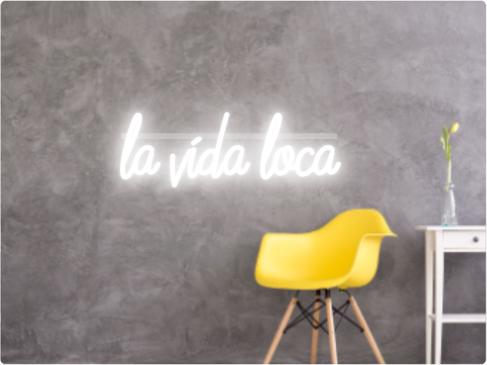 Custom text: la vida loca