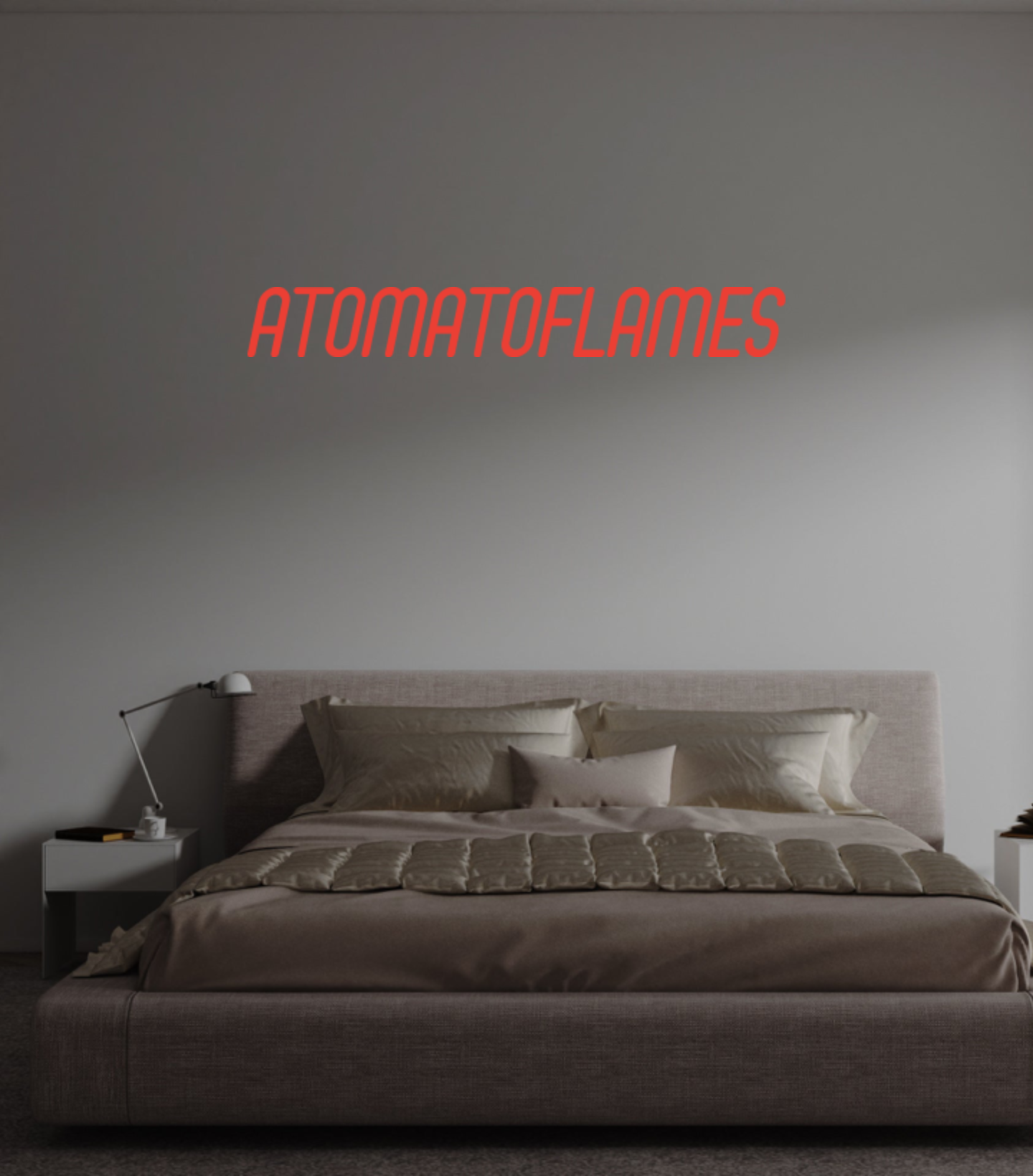 Custom text: ATOMATOFLAMES