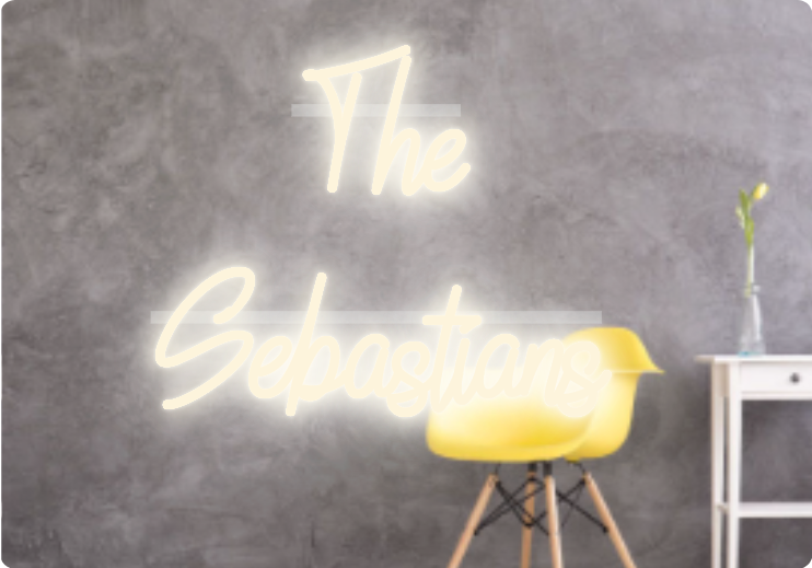 Custom text: The 
Sebastians