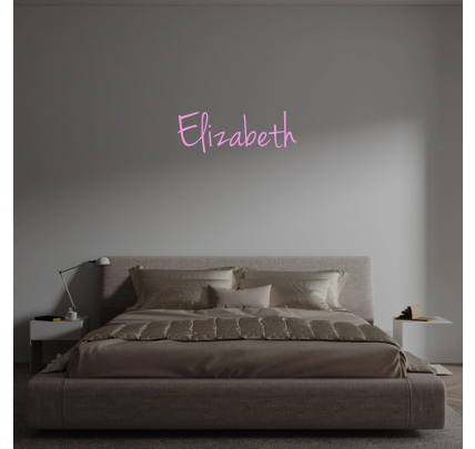 Custom text: Elizabeth