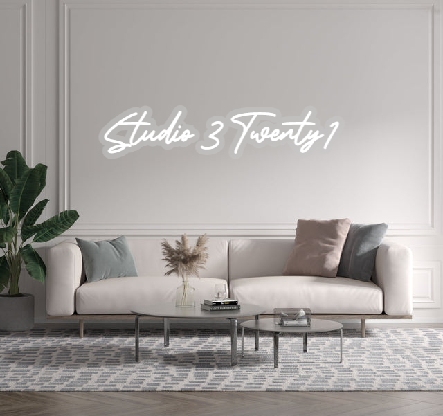 Custom text: Studio 3Twenty1