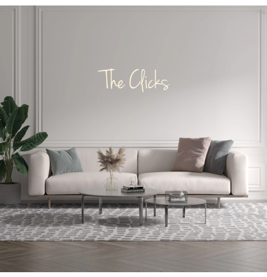 Custom text: The Clicks - YELLOWPOP USA