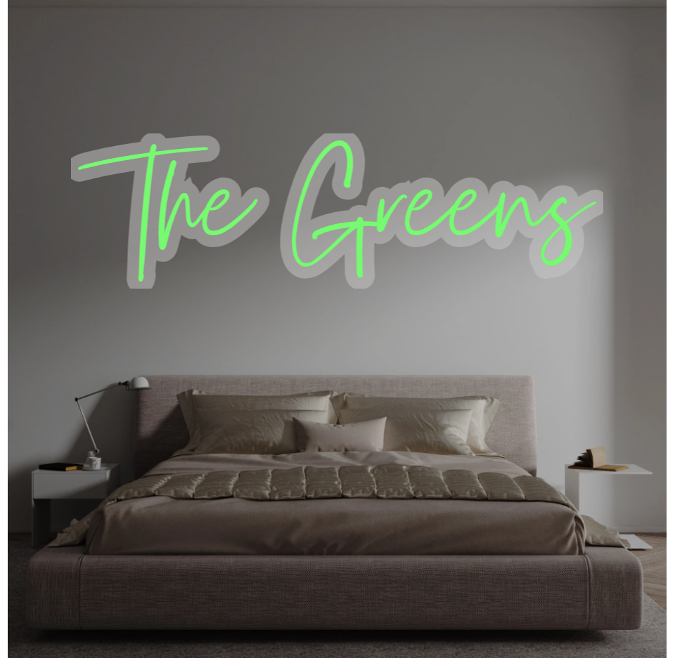 Custom text: The Greens
