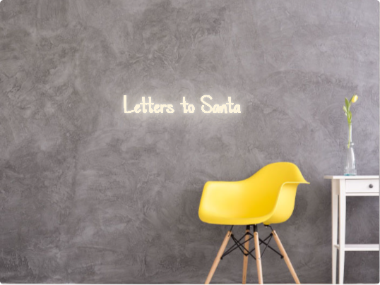 Custom text: Letters to Santa