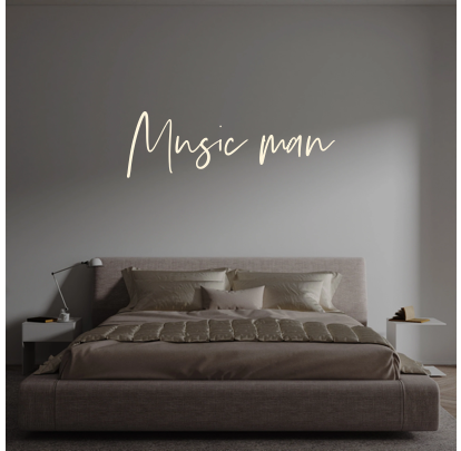 Custom text: Music man - YELLOWPOP USA