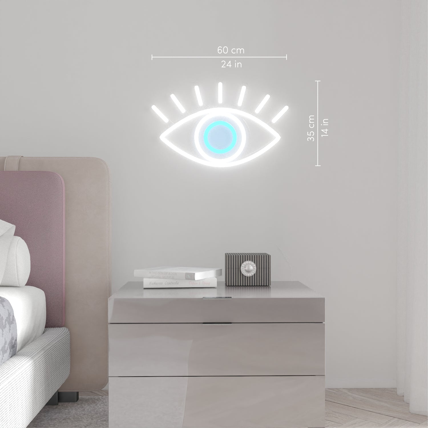 Lucky Eye - LED neon sign