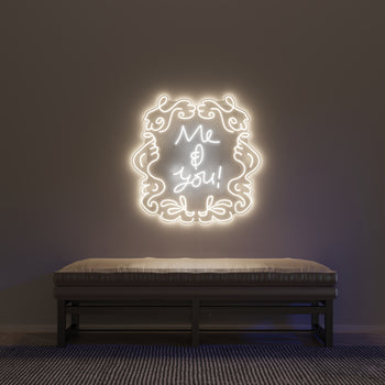 Me & You by Girl Knew York - LED neon sign
