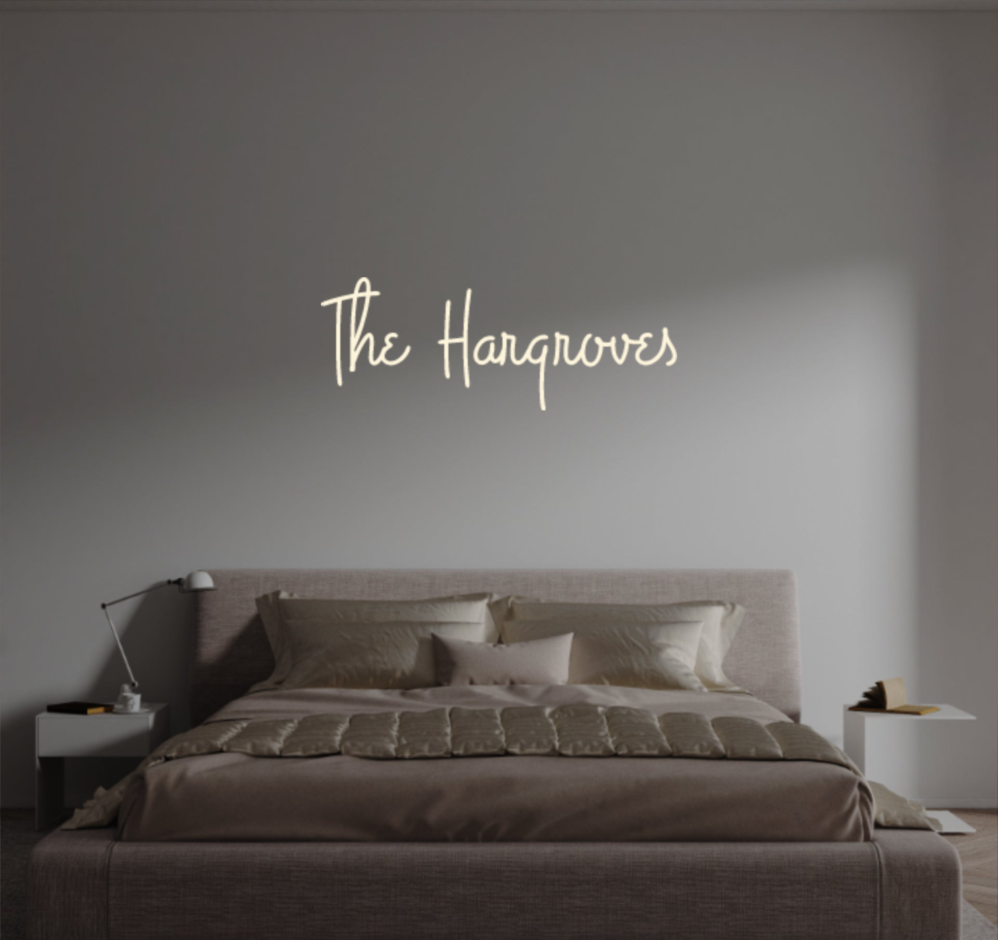 Custom text: The Hargroves