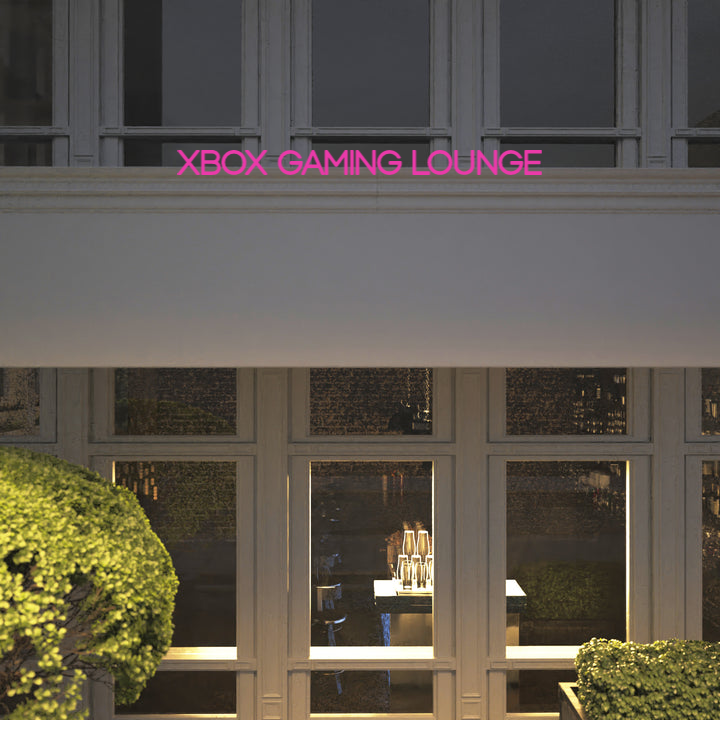 Custom text: XBOX GAMING LOUNGE