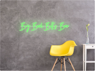 Custom text: Big Bad Bill