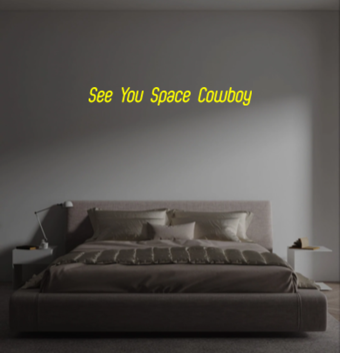 Custom text: See You Space Cowboy