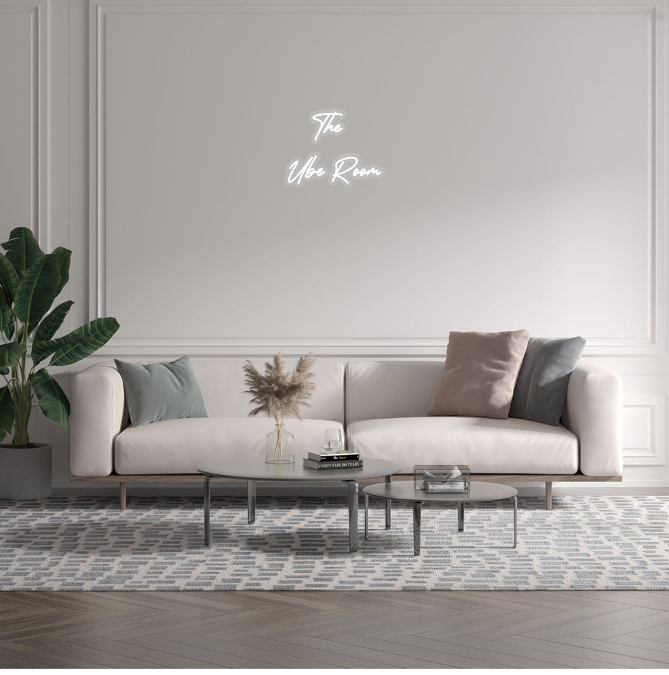 Custom text: The 
Ube Room