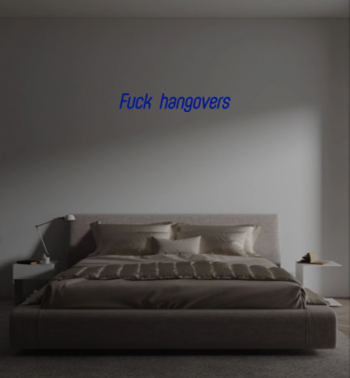 Custom text: Fuck hangovers