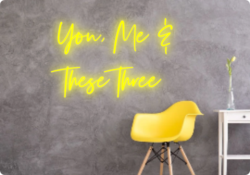 カスタムテキスト: あなた、私、そして
これら3つ