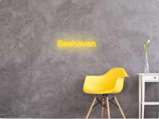 Custom text: Beehaven