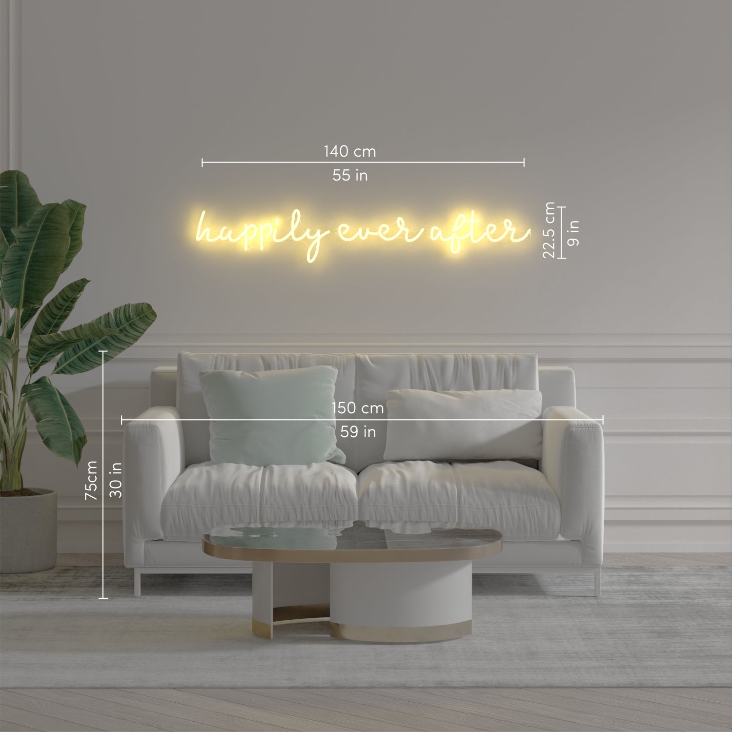 Happily Ever After - LED neon sign - YELLOWPOP USA