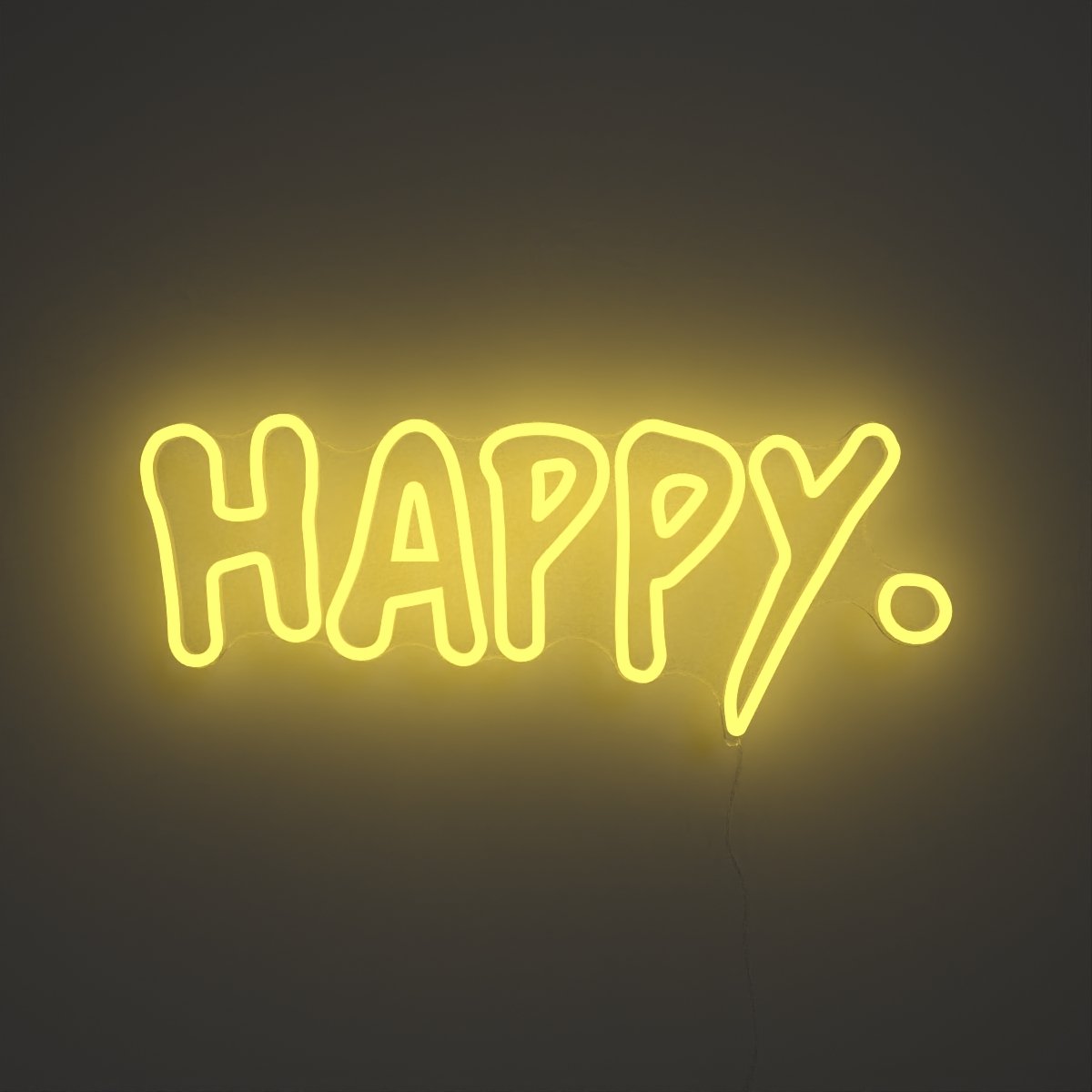 Happy by Gregory Siff, LED Neon Sign