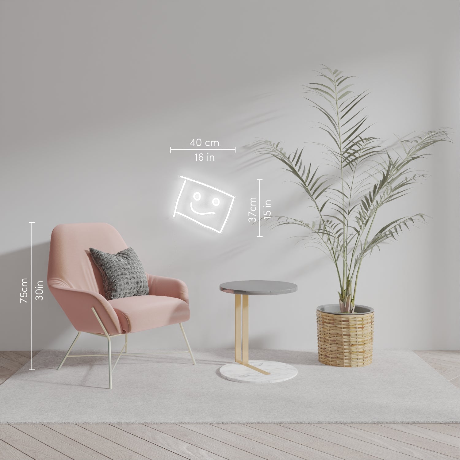 ヒップ・トゥ・ビー・スクエア - LEDネオンサイン