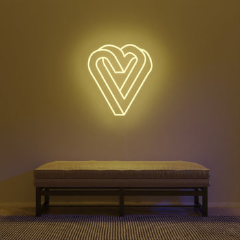 Infinity Heart - LED neon sign