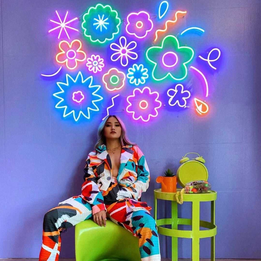 Flower Power by Emily Eldridge - LED Neon Sign - YELLOWPOP USA