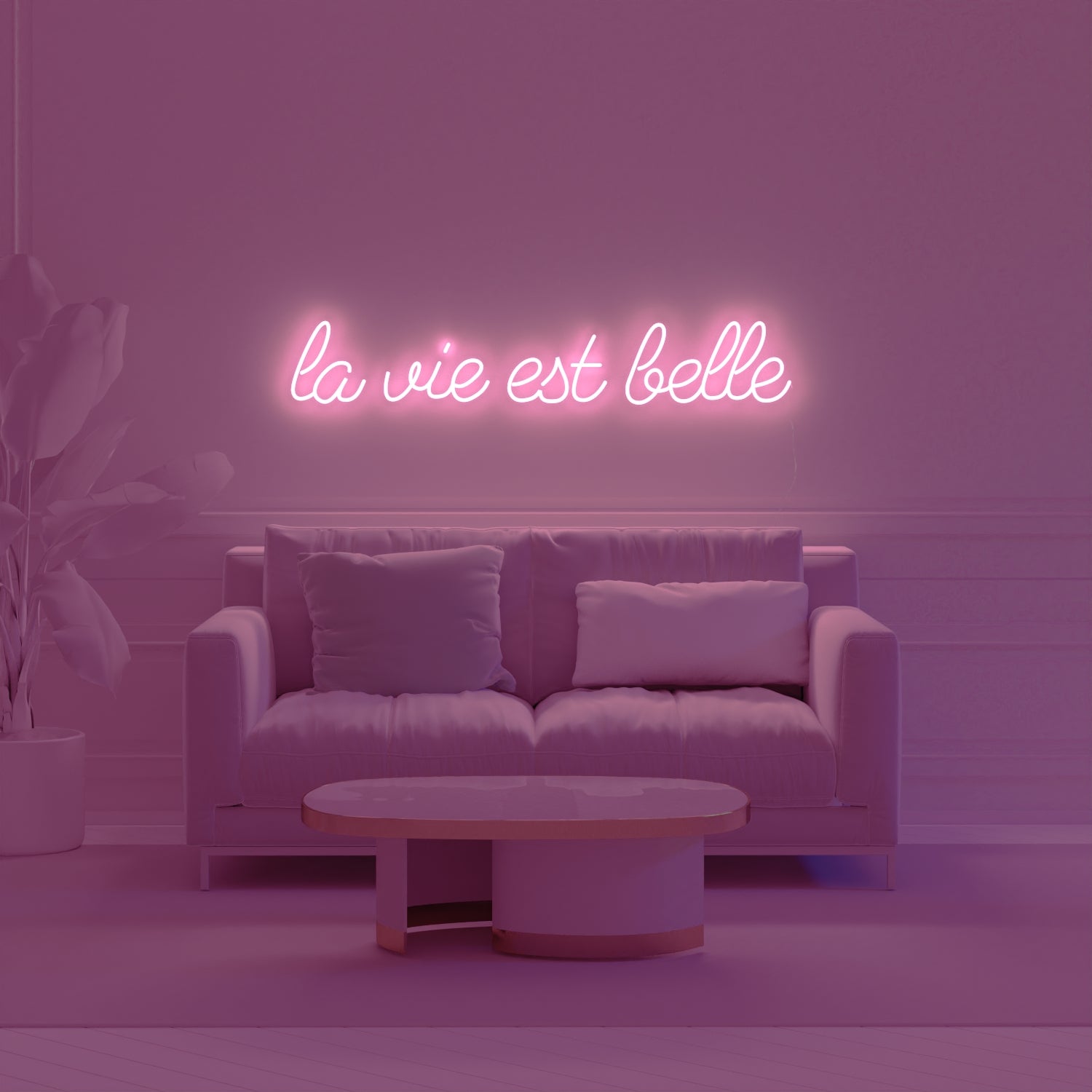 La vie est belle - LEDネオンサイン