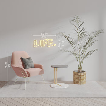 Life by Gregory Siff, LED Neon Sign