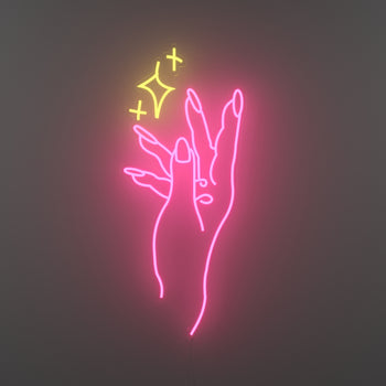 Sass hand by Girl Knew York - LED Neon Sign