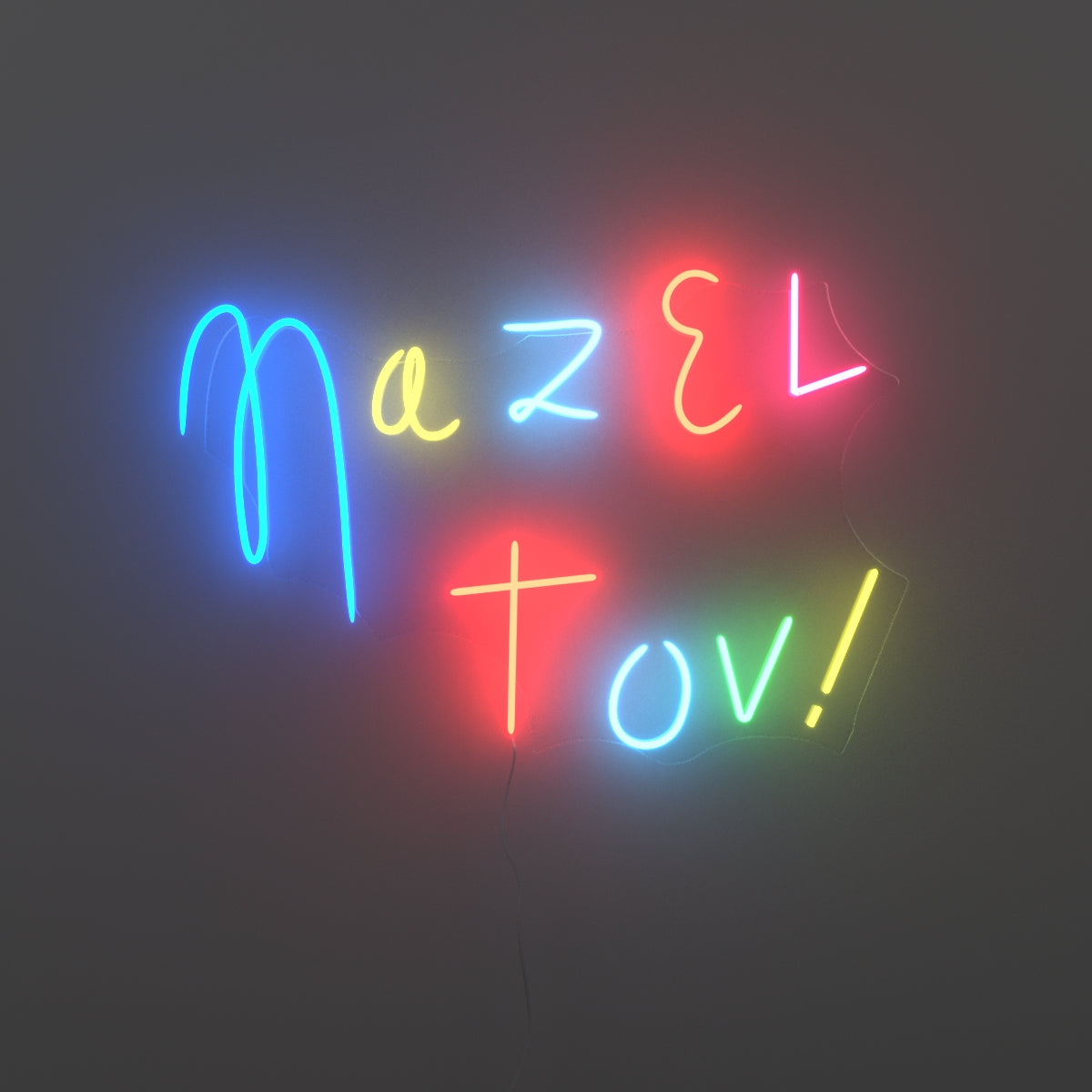 Mazel Tov - LED neon sign by Susan Alexandra