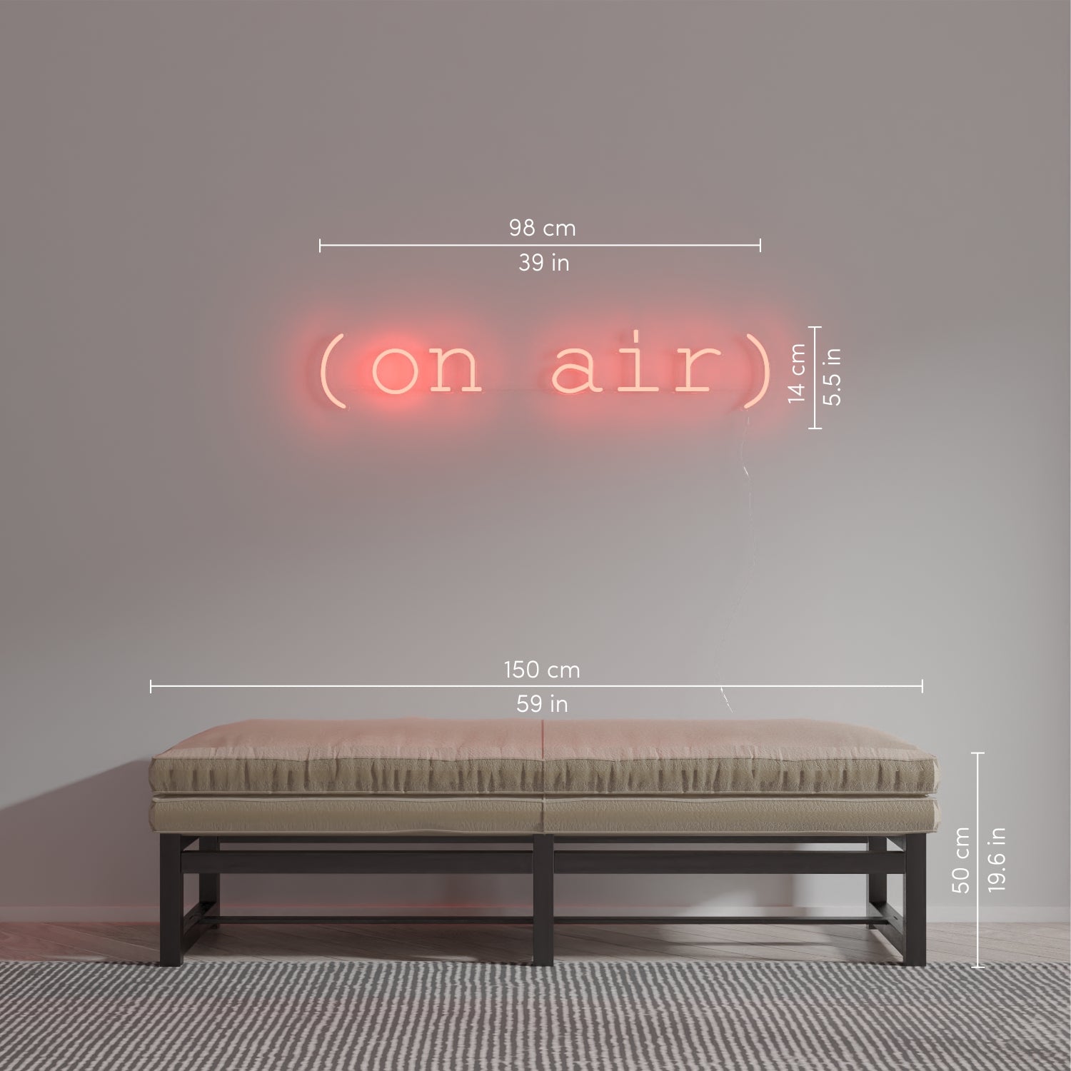 On air - LED neon sign