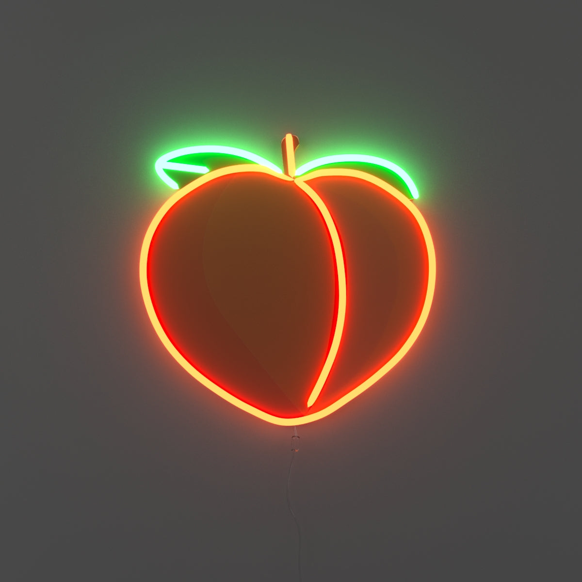 Peachy - LED neon sign