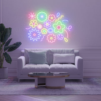 Flower Power by Emily Eldridge - LED Neon Sign