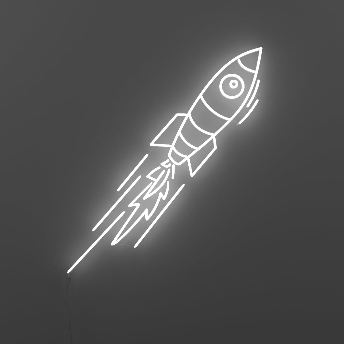 Rocket - LED neon sign by André Saraiva