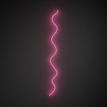 Squiggle by 2LG, LED neon sign