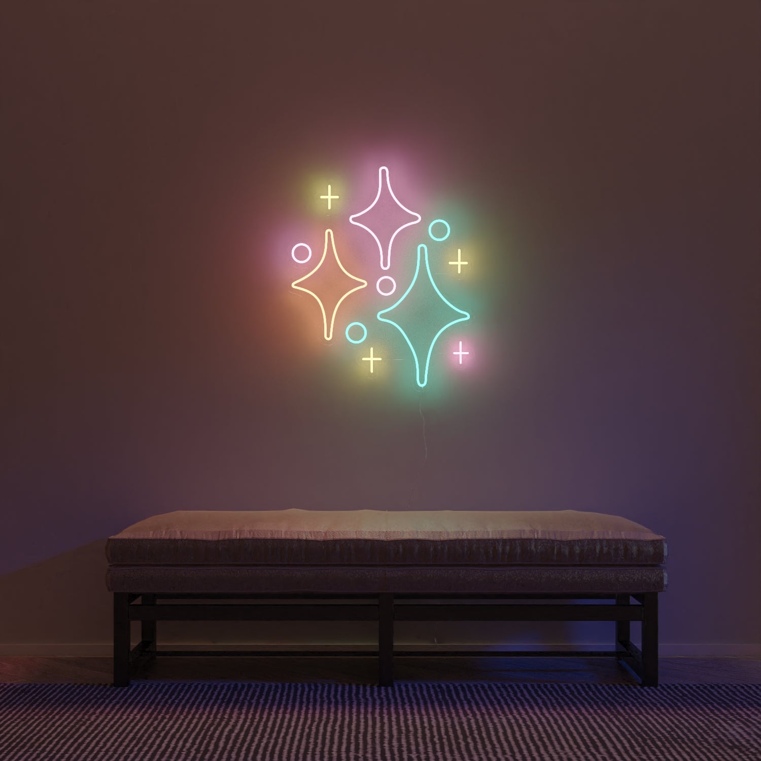 Twinkling Stars by Joanna Behar - LED Neon Sign - YELLOWPOP USA