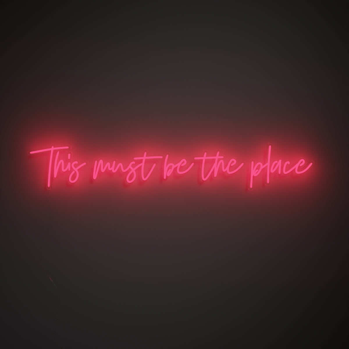 This must be the place - LED neon sign - YELLOWPOP USA