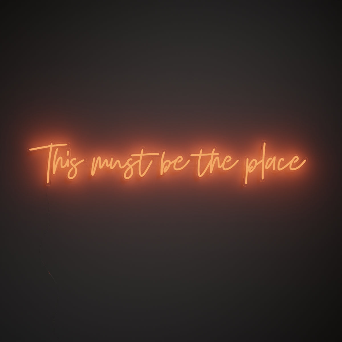 This must be the place - LED neon sign - YELLOWPOP USA