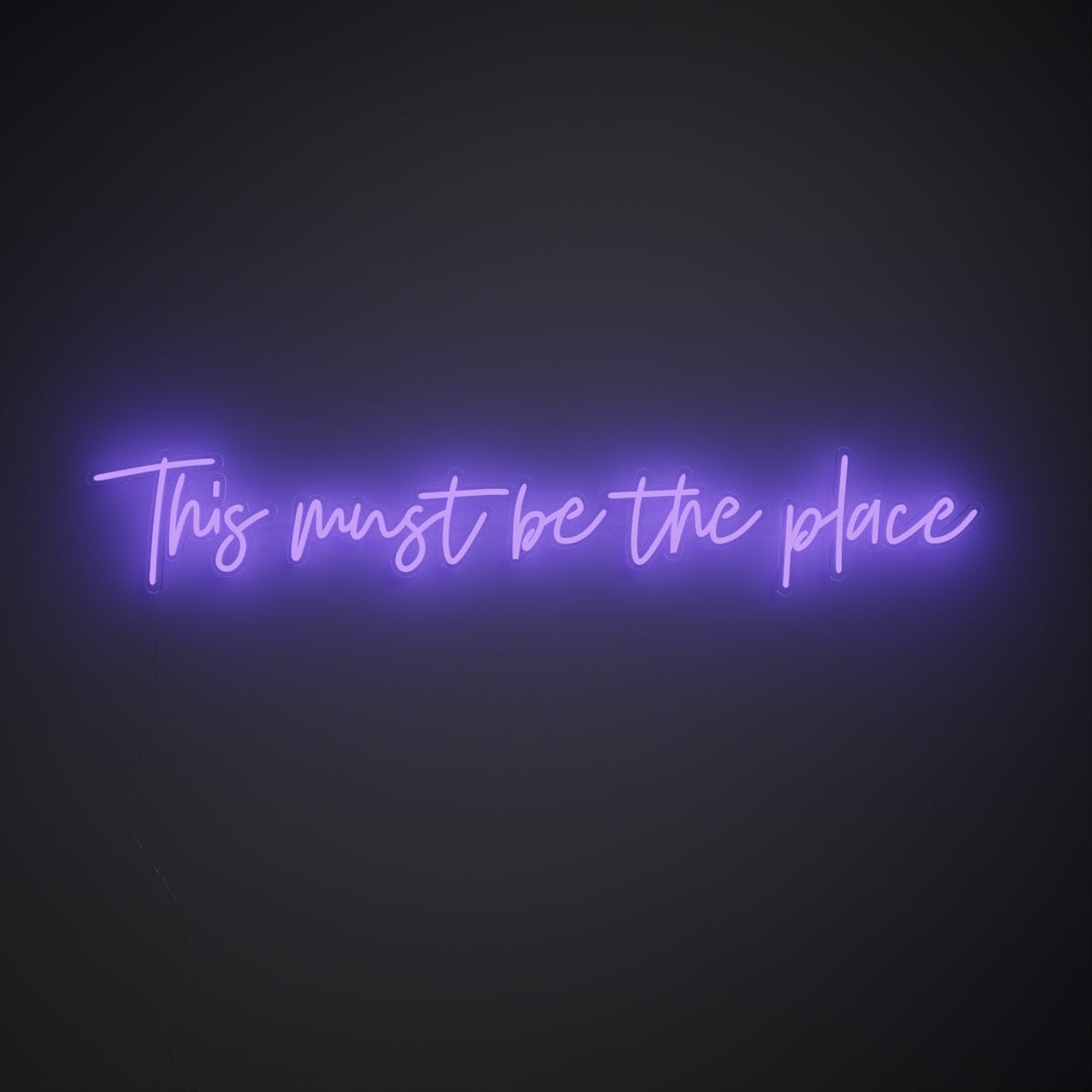 This must be the place - LED neon sign - YELLOWPOP USA